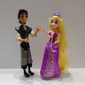 Disney Rapunzel Doll with Blonde Hair and Purple Dress